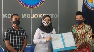 Penandatanganan Perjanjian Kerjasama Antara BNN Kota Mojokerto dengan  Bawaslu Kota Mojokerto dan Bawaslu Kabupaten Mojokerto