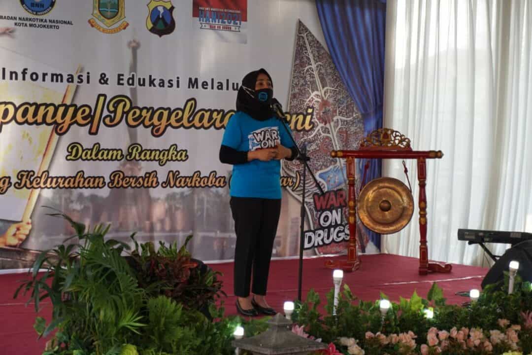 Kelurahan Bersinar Sebagai Awal Kota Mojokerto Bersih Narkoba.